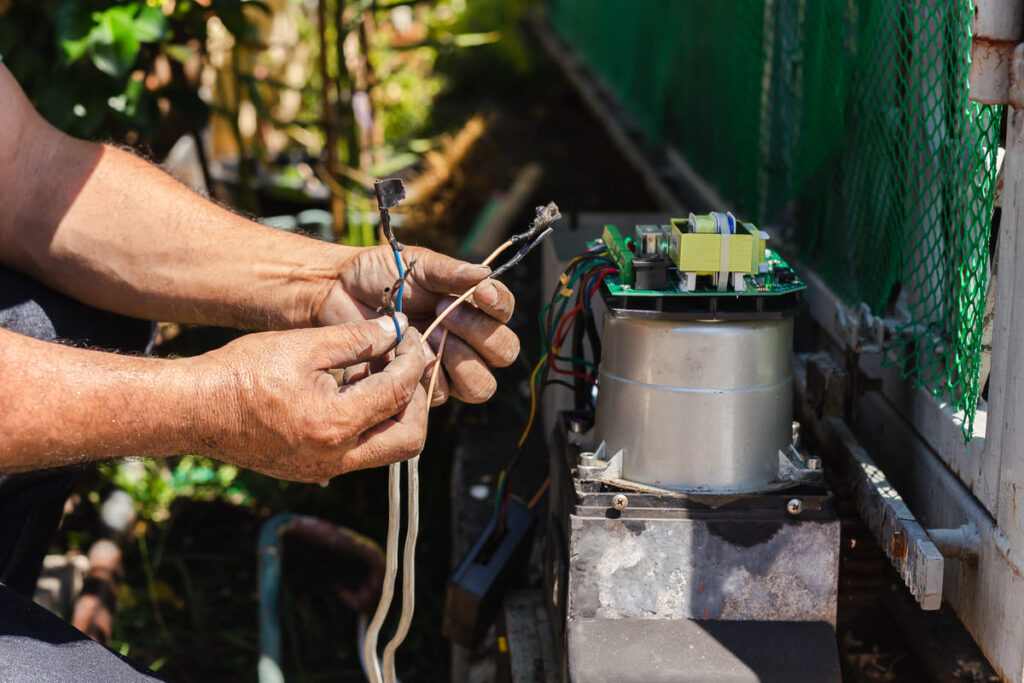 mantenimiento motor cancela
